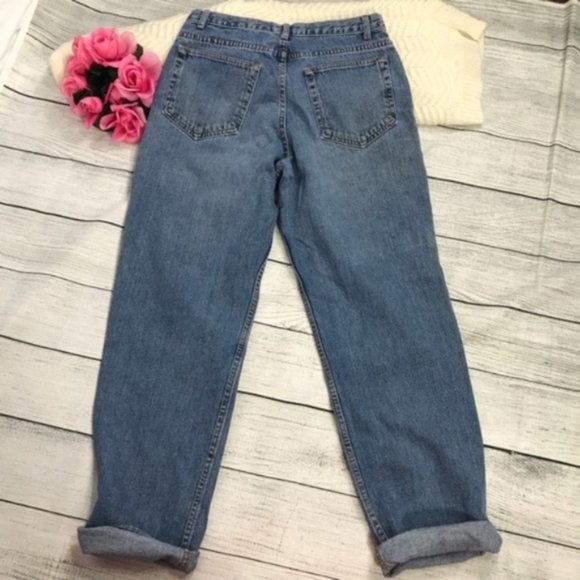 J. Crew Vintage High Waist Jeans Made in USA 100% Cotton Size 31 ins 31” - Picture 6 of 8